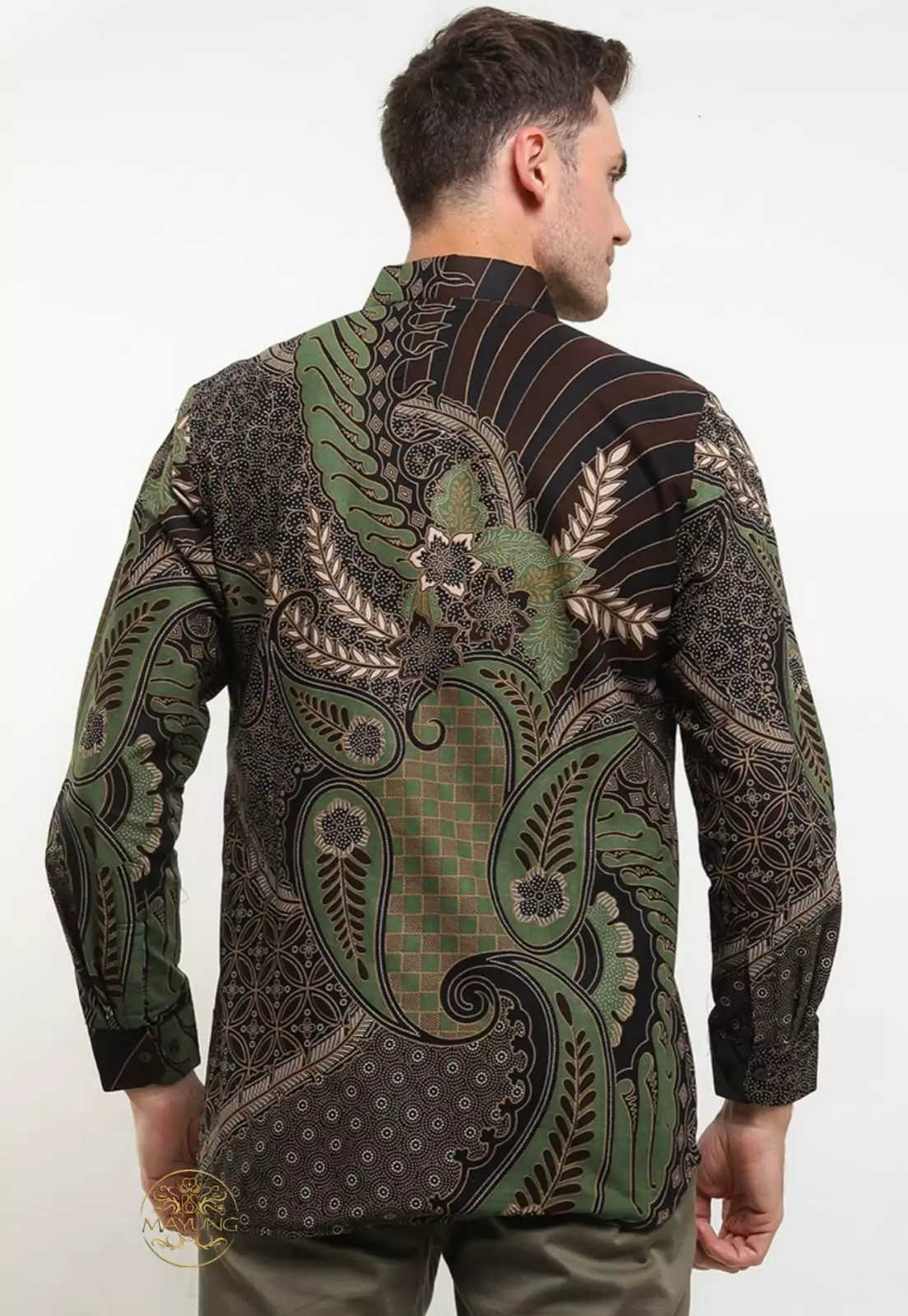 Wiratama Kemeja Batik Pria Premium Slimfit Modern Lengan Panjang