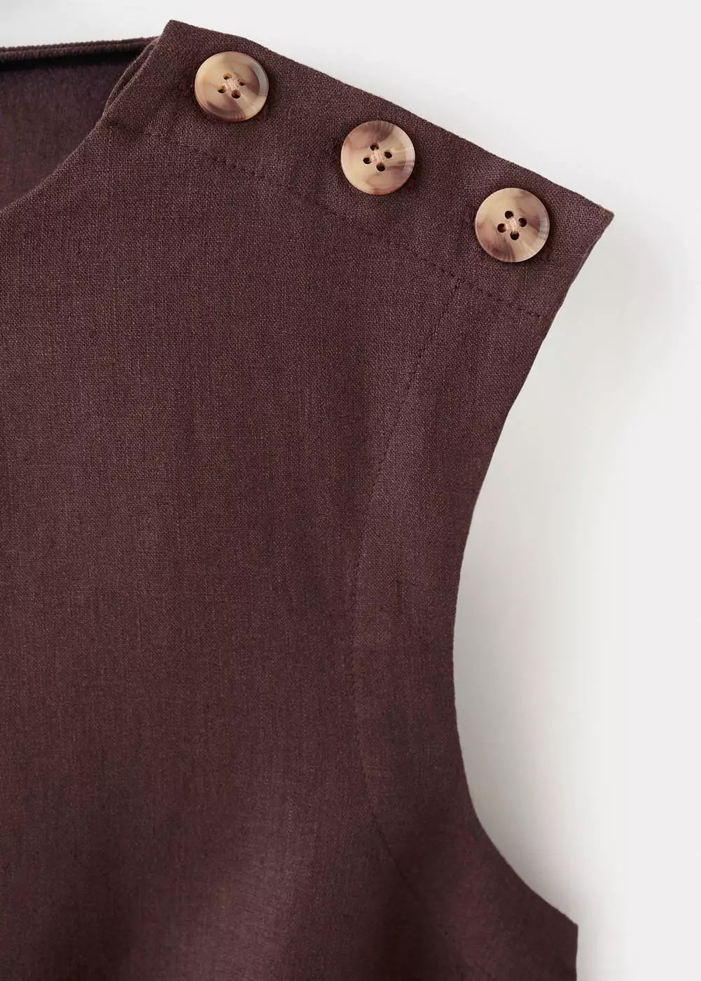 Gaun lilit linen