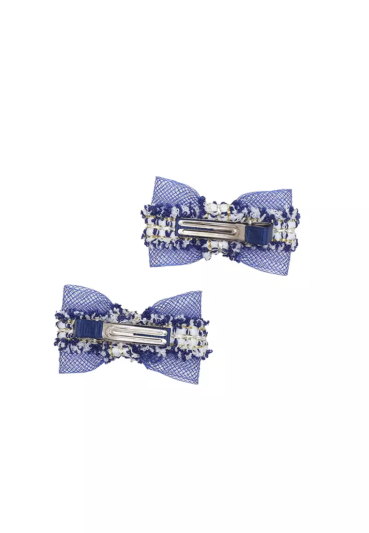 Olivia Hairclip (pairs) Electric Blue