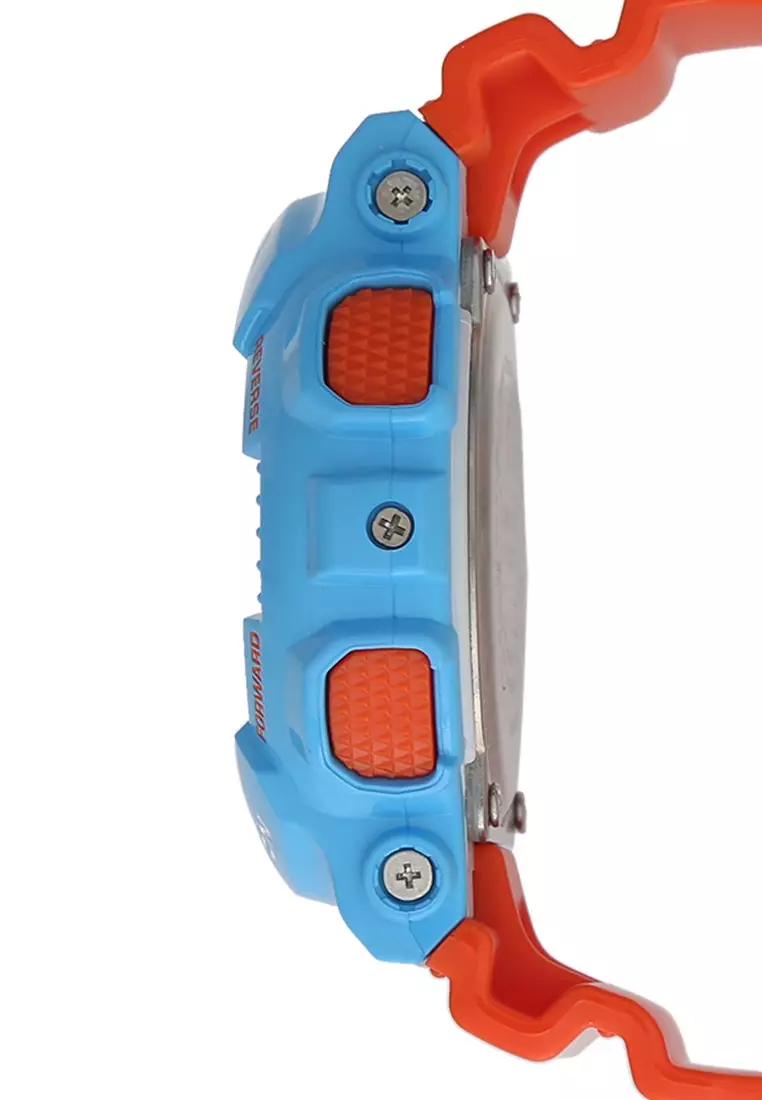 Casio G-SHOCK Jam Tangan Pria - Orange Blue - Resin - GA-110NC-2ADR