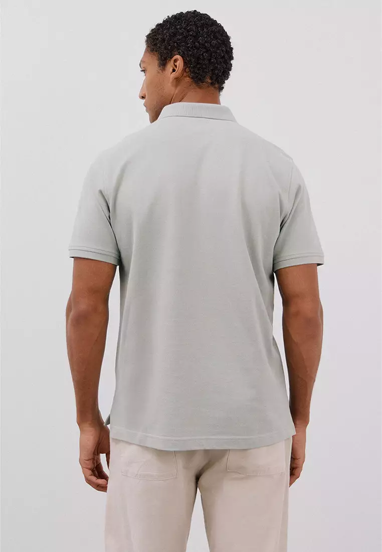 Basic Piqué Polo Shirt