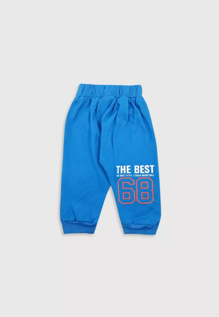 Wakakids Setelan Anak Laki Laki Celana Jogger The Best 3323 Turkis