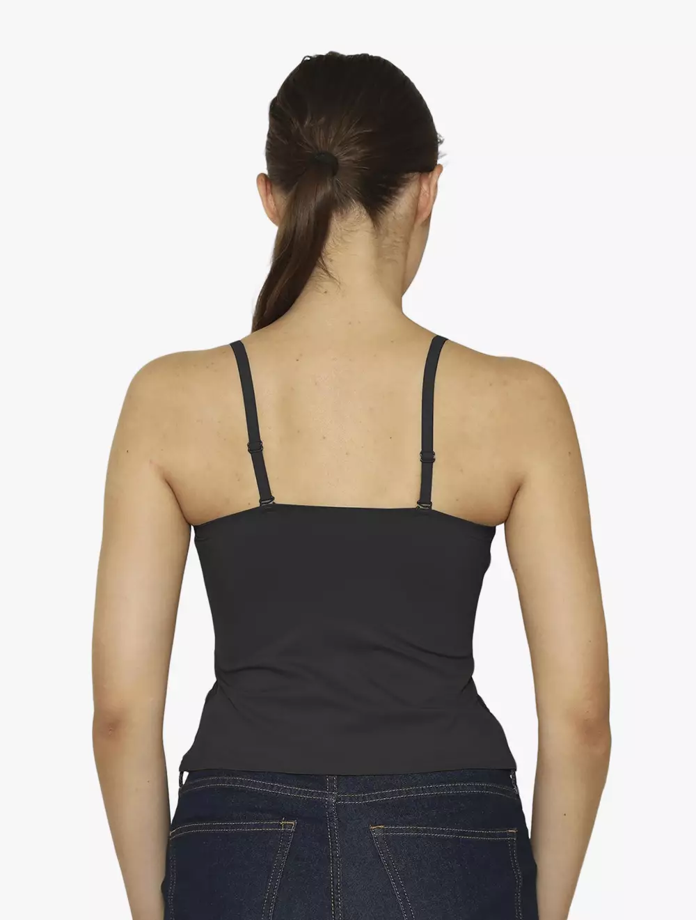 CYNTHIA CHARMY BRA TOP CAMISOLE - Black