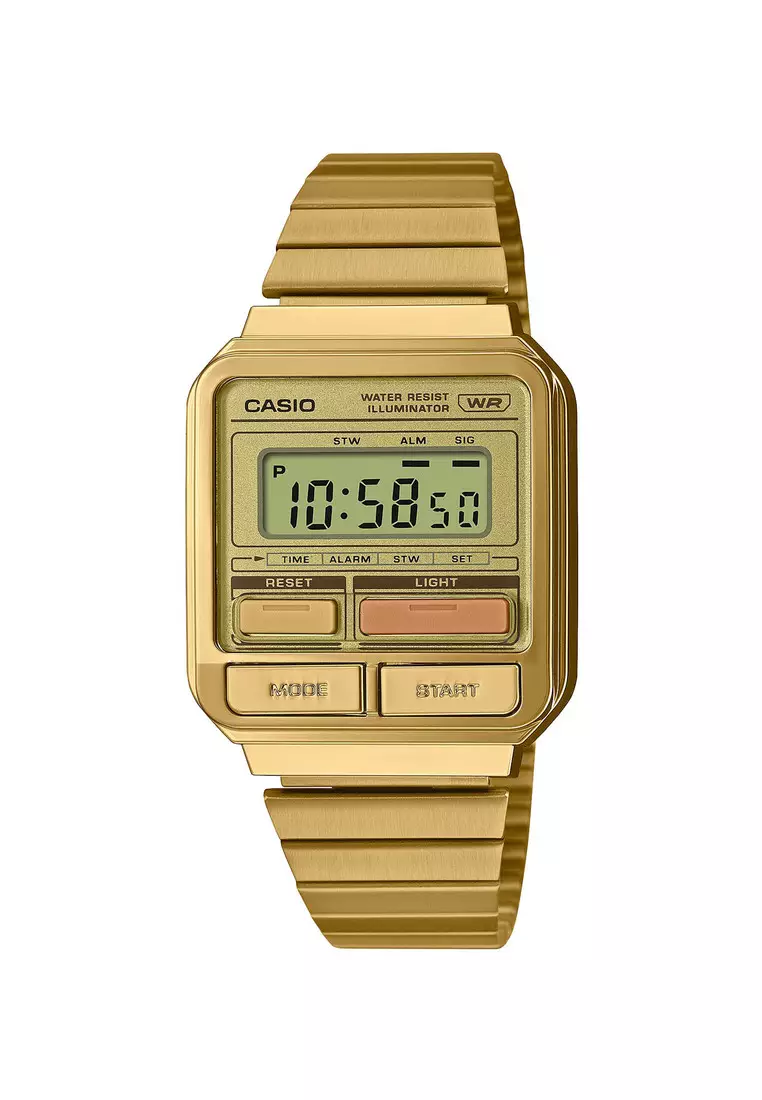 Casio gold best sale stainless steel watch