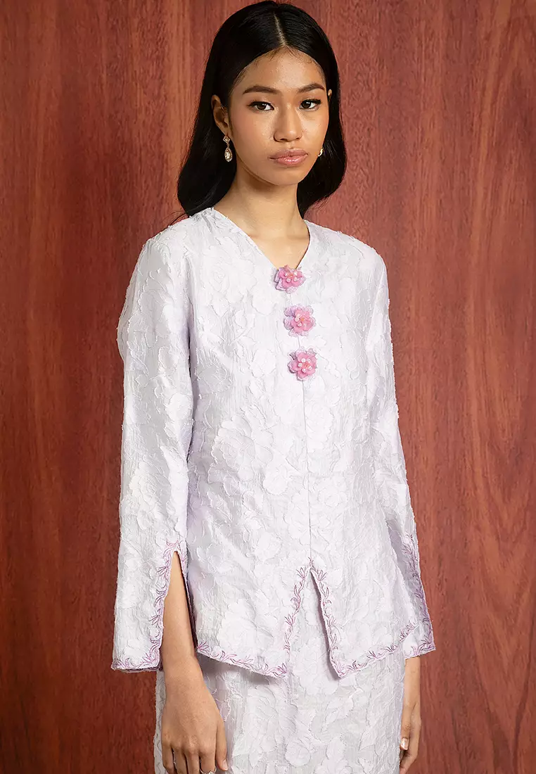 LAIKA EMBROIDERY BEADED KEBAYA SET