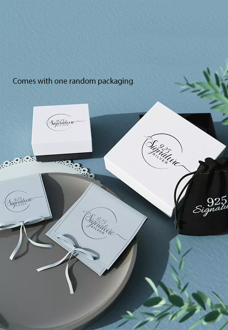 Solid 925 Sterling Silver Glamour Alphabet Letter Earrings Rose Gold - C