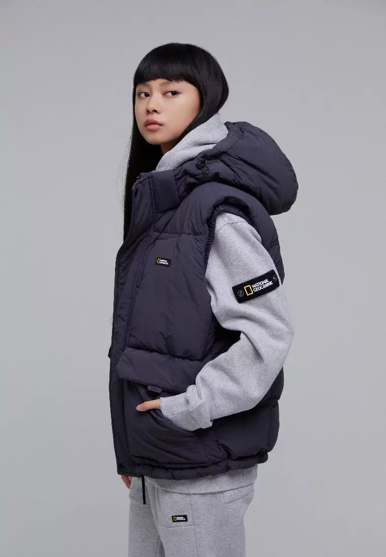 男女同款HELENA連帽羽絨背心