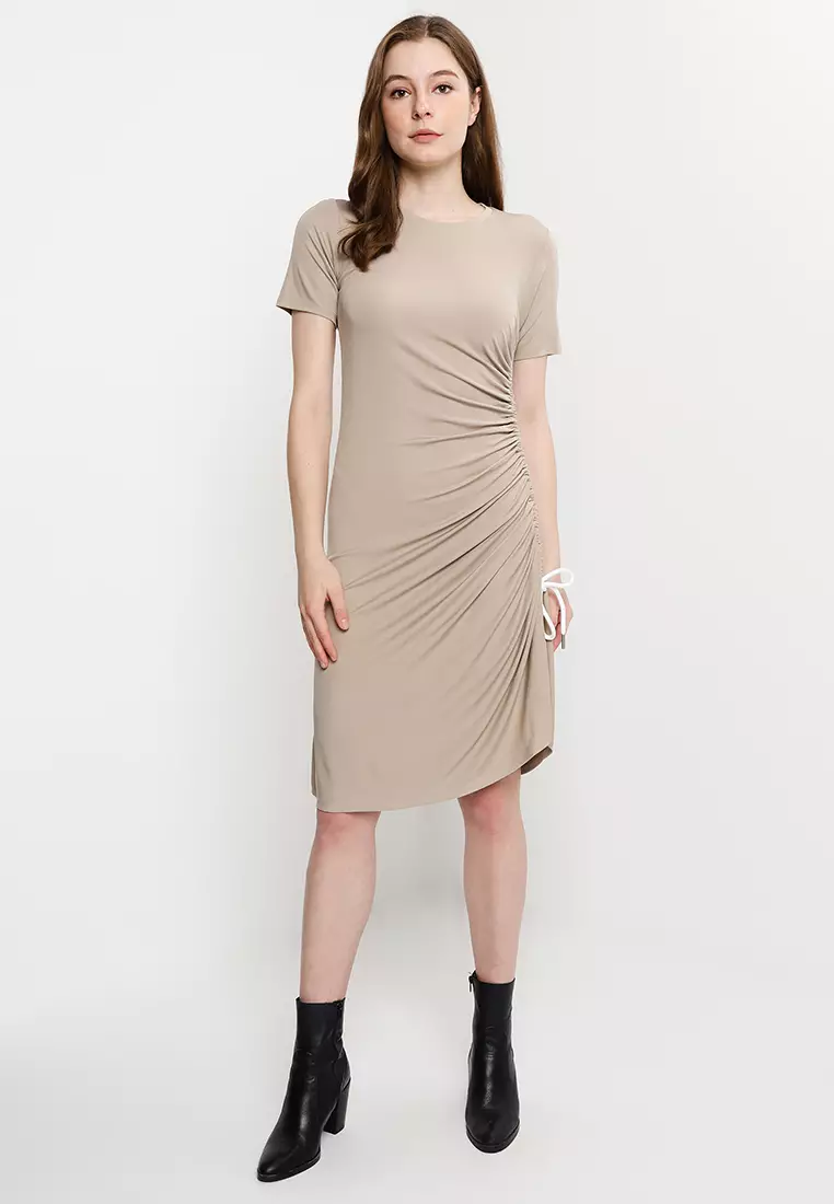 Calvin klein crepe dress on sale