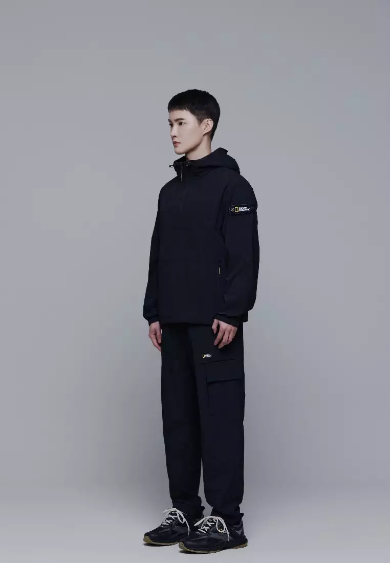 Unisex ADELIE Lightweight Woven Stretch Long Sleeve Anorak Jacket