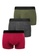 DRUM grey and red and green DRUM Waistband Trunks -3 PACK D1F2EUS1EE911AGS_1