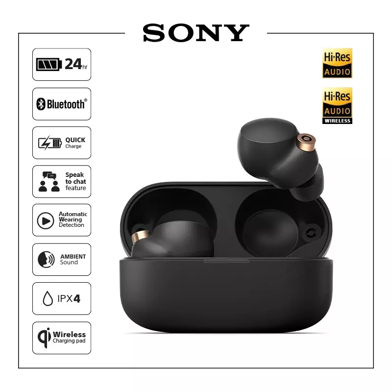 SONY WF-1000XM4 BLACK - ヘッドホン