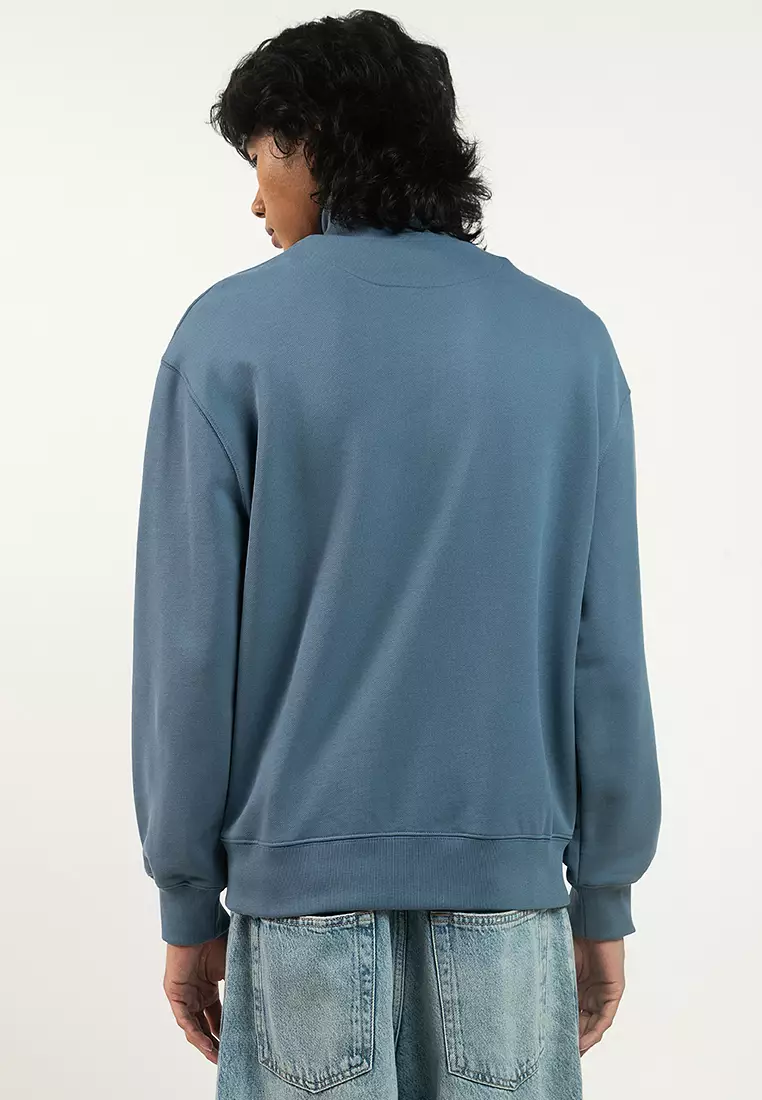 Buy Maison Kitsune Fox Head Comfort Half Zip Sweatshirt 2026