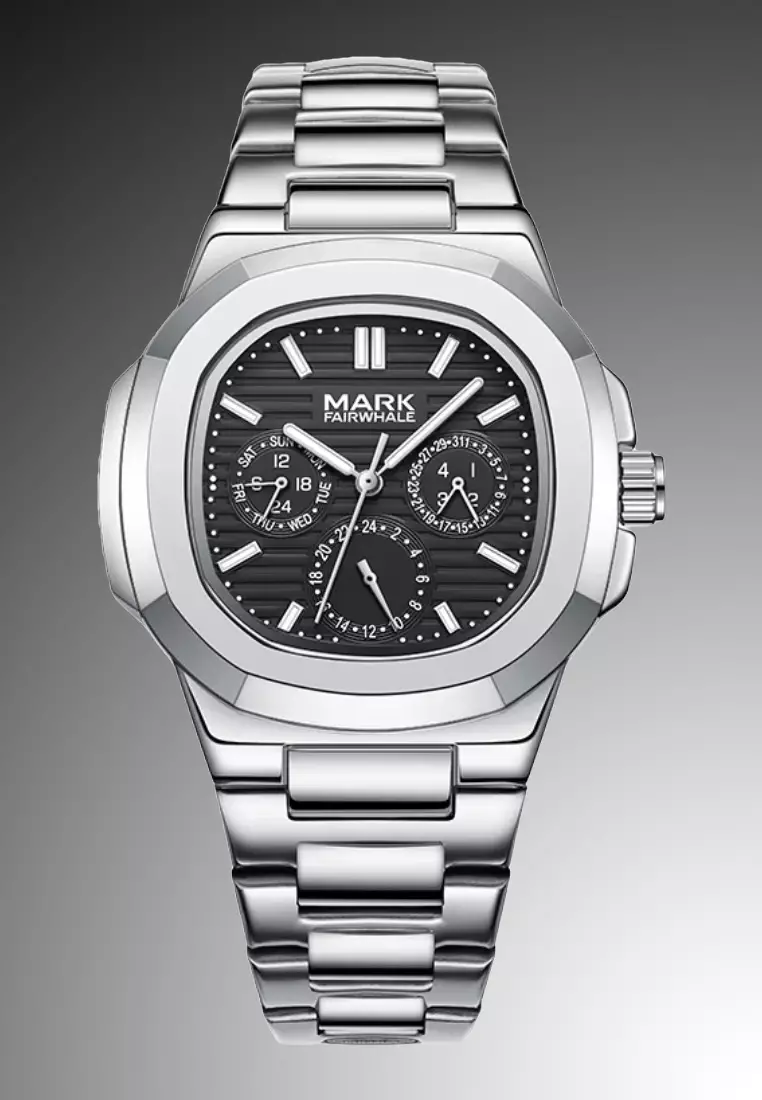 Unisex Quartz Watch, 39mm, Metal Bracelet