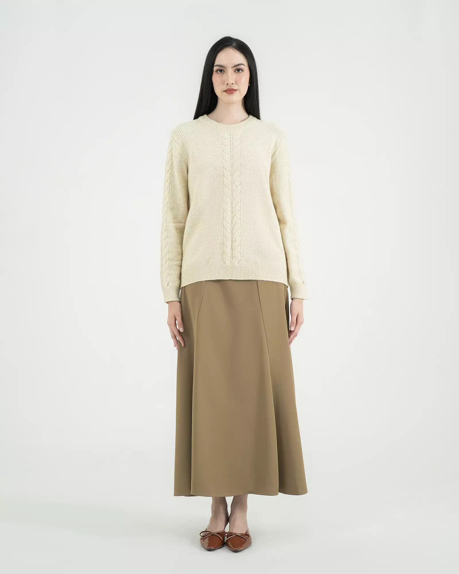 Geulis.id SANIELA KNIT - Ecru