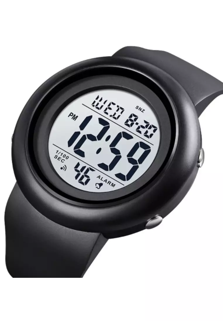 Jam Tangan Digital Pria Waterproof Many Function Strap Tali Material PU Silicone BY47 ORIGINAL