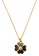 Kate Spade black and gold Kate Spade Spades & Studs Enamel Mini Pendant Necklace in Black o0ru3241 05B34ACF78C9D6GS_1