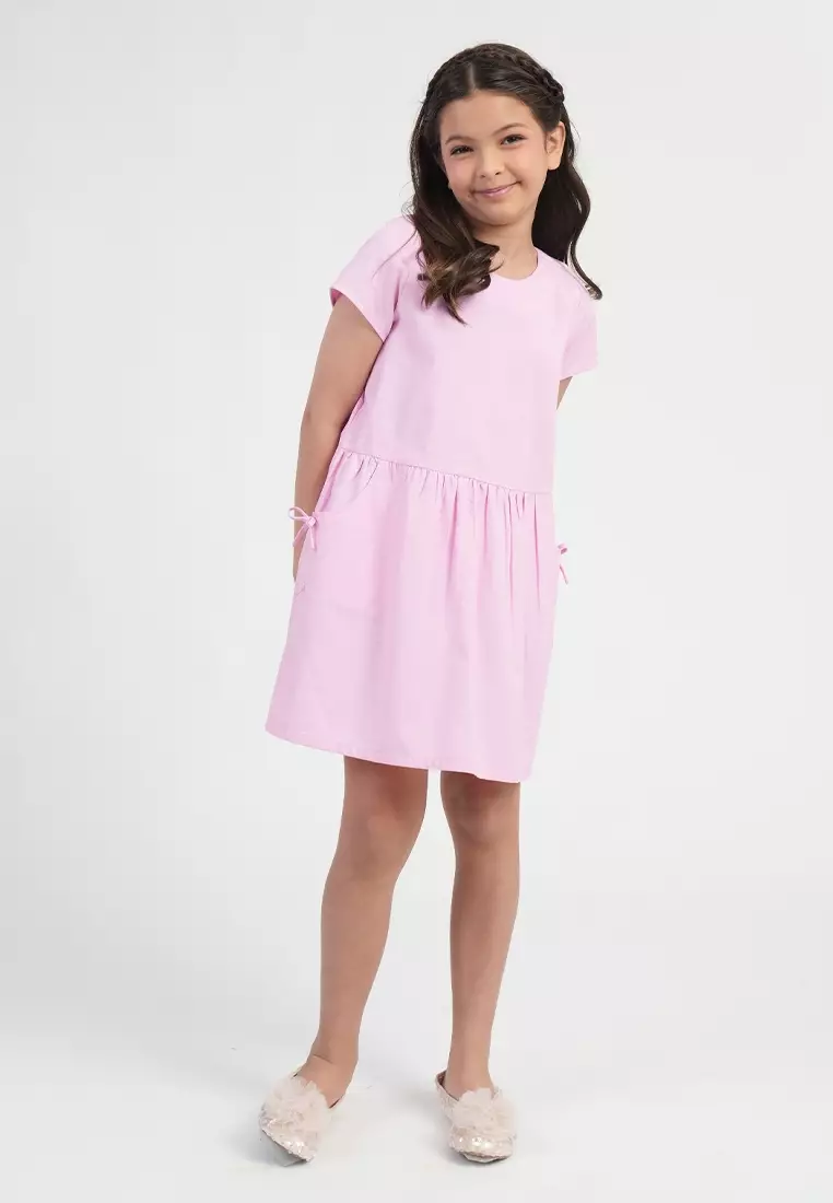 Treehouse Girls Paige Bow-Pocket Girl's Dress