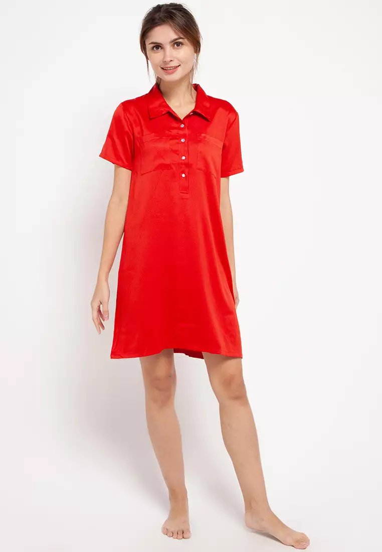 Dress Daster Satin Sleepwear