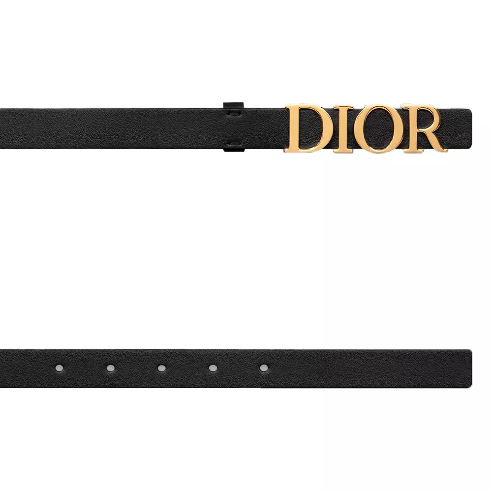 [4.4PRIL KEJUTAN HARGA] D-Dream Smooth Calfskin Belt 20mm Black Ghw