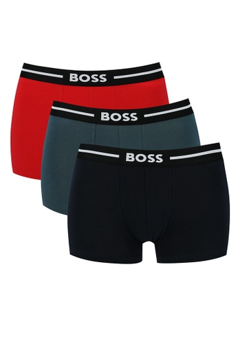 BOSS multi 3-Pack Bold Logo Trunks - BOSS Bodywear 74391US687AA7FGS_1