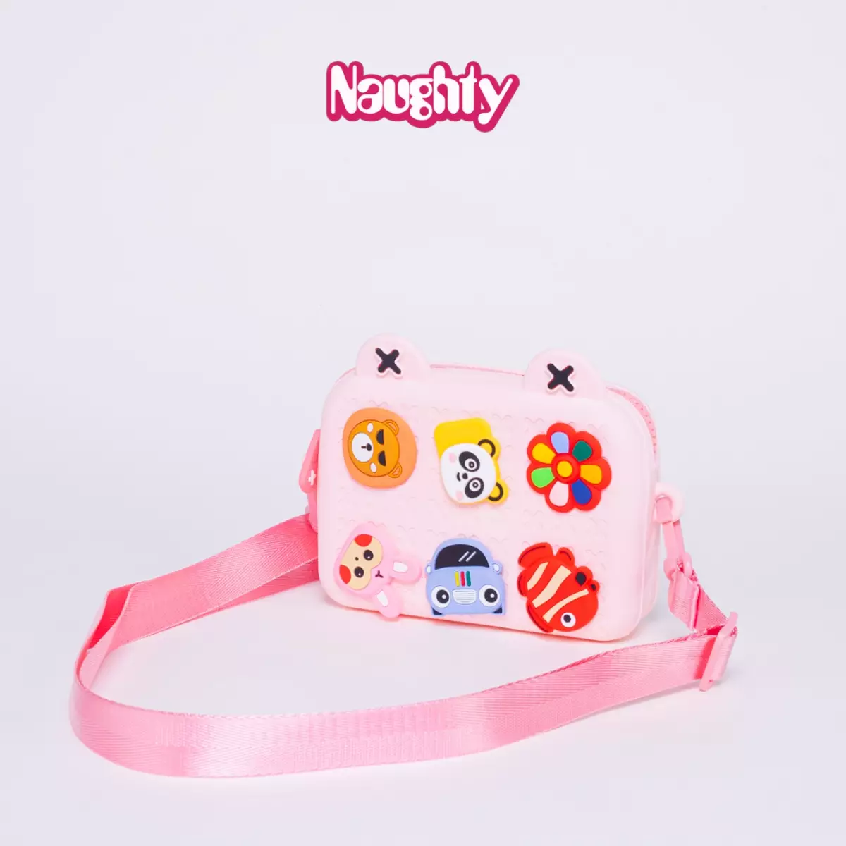 Tas Selempang Anak Sling Bag Jelly April A923 210604 Naughty Accessories - Warna PINK