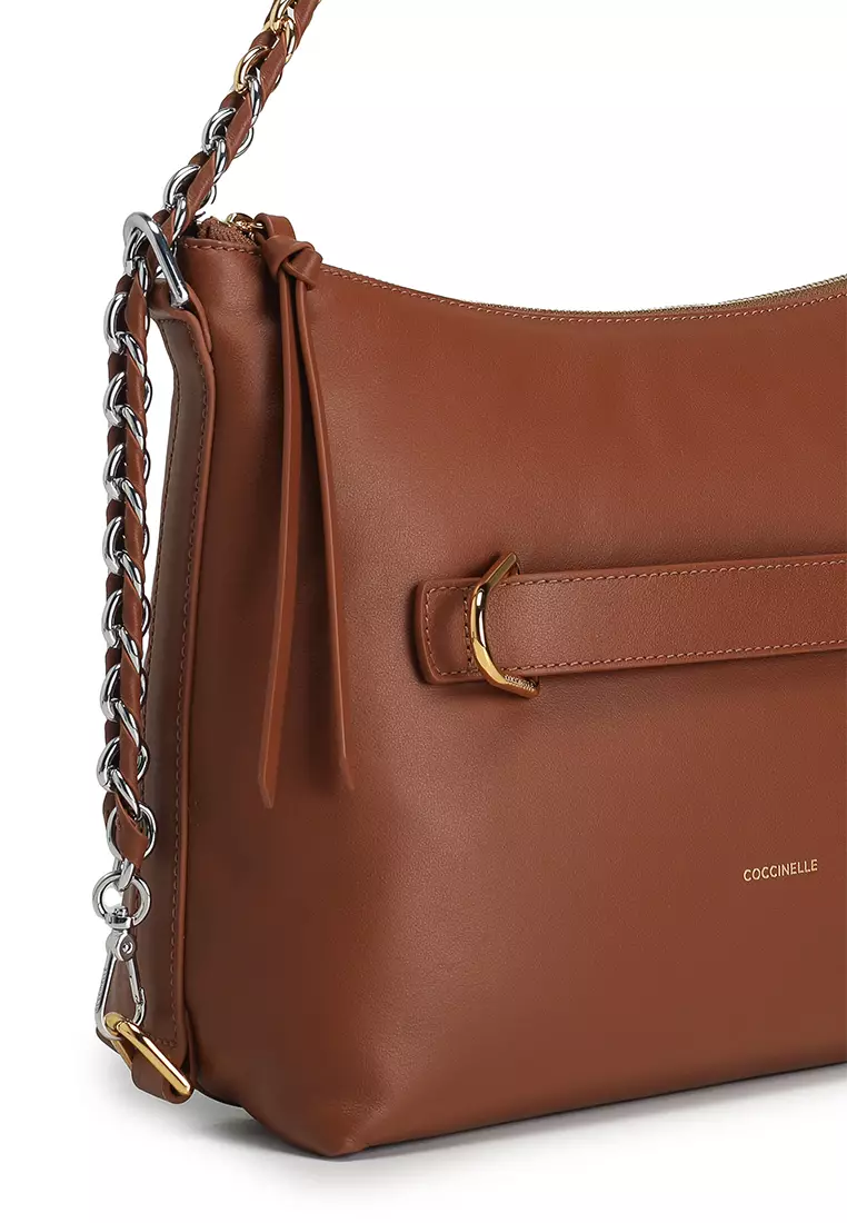 Gretel Puffy Smooth Shoulder Bag