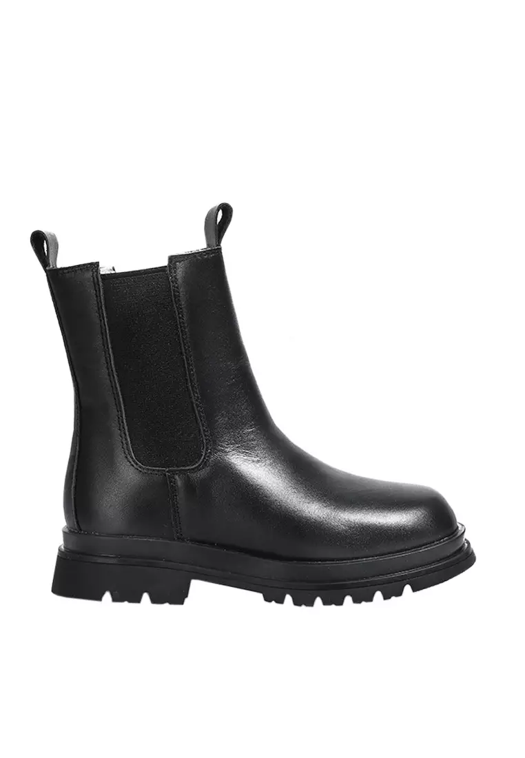 Discount on Twenty Eight Shoes  shoes - SKU: VANSA Fashion Leather Elastic Boots VSK-B92721M