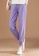 Its Me purple Elastic Waist Casual Trousers D6C94AA21983D9GS_4