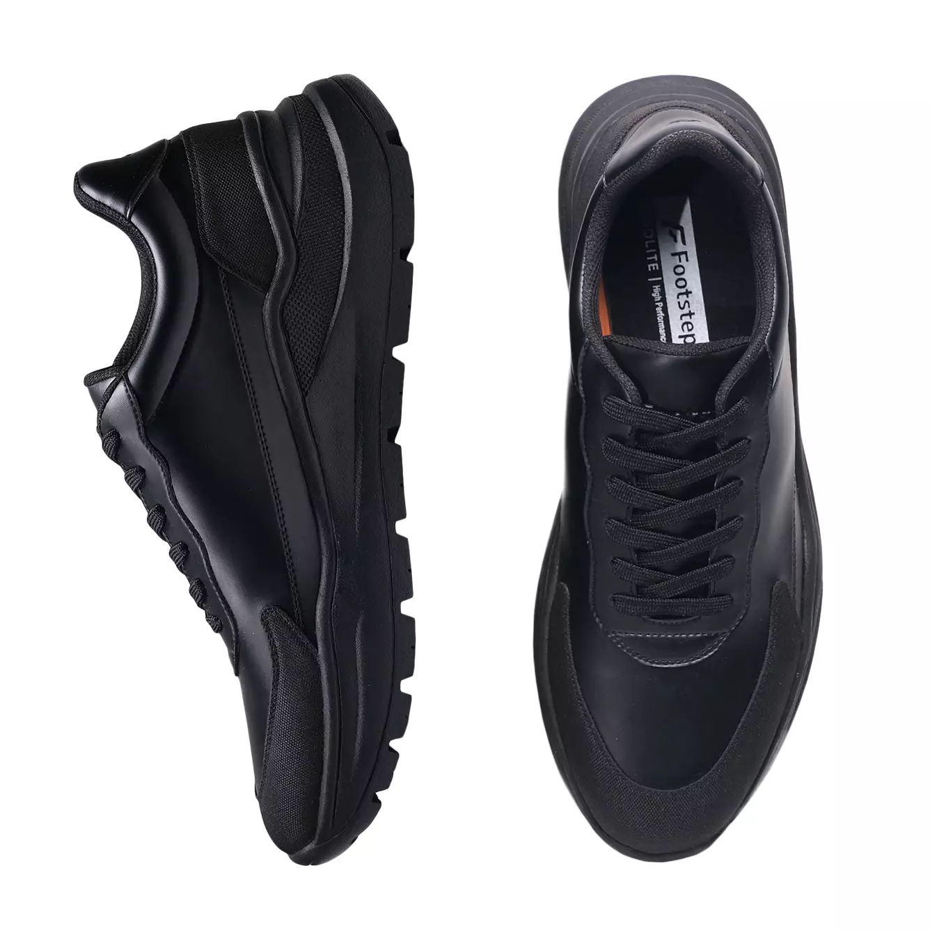 Footstep Footwear Sepatu Pria Casual Perwira Pandu - Black Original Shoes