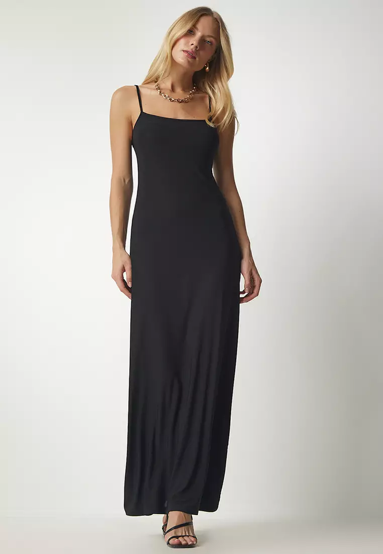 Strappy Long Sandy Dress