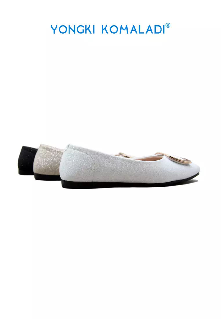 [ ORIGINAL ] YONGKI KOMALADI FLATSHOES OL-ASDR8232-24 PUTIH