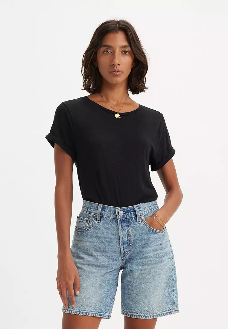 Womens black levi t shirt top