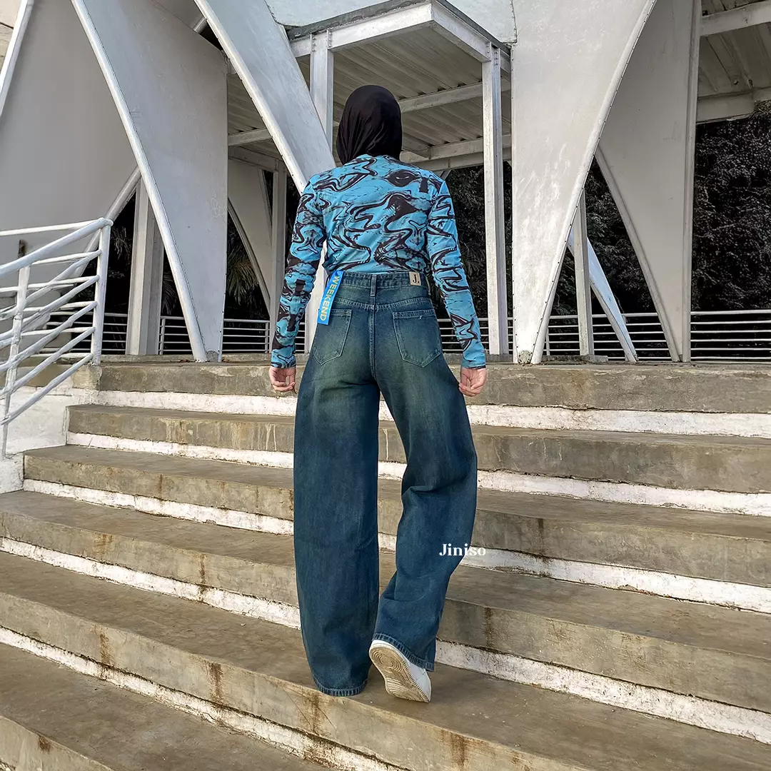 Highwaist Oversize Baggy Loose Jeans 758 WEEKEND