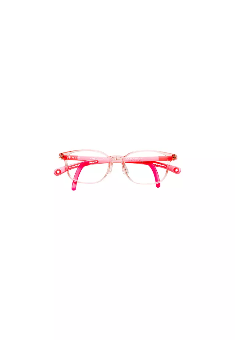 Morgan Kids (Flexible TR Eyeglasses) Anti-Radiation Computer Eyeglasses - Flamingo