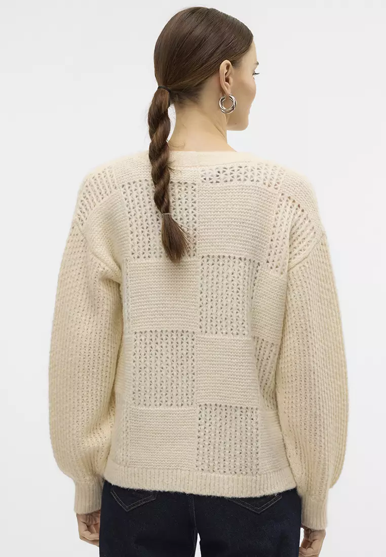 Moon Long Sleeves Open Cardigan