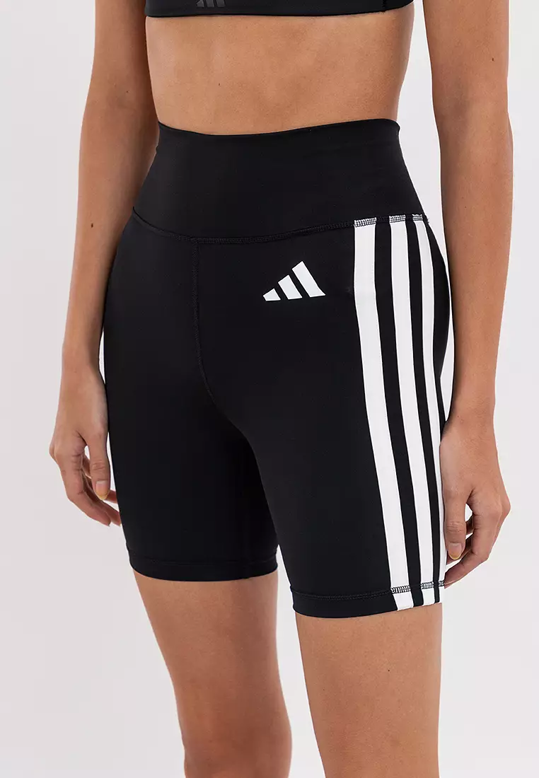 Optime Essentials 3-Stripes Short Leggings