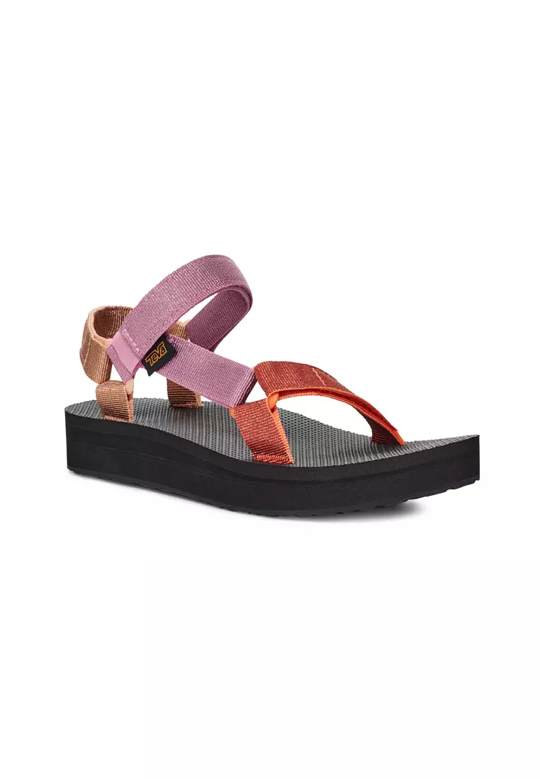 Teva midform universal sandals in retro colour discount block