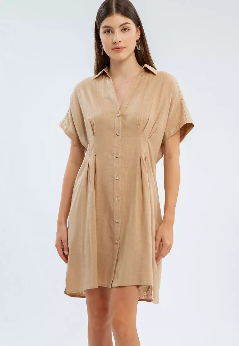 Minimal Jessie Mini Dress Beige Size L