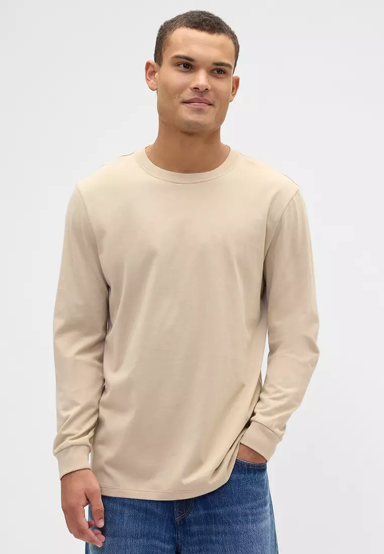 Long Sleeves Everyday Soft Crew Neck T-Shirt