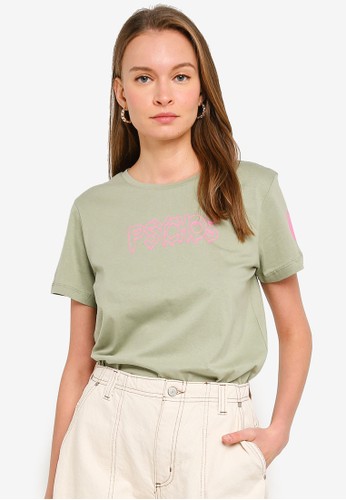 Jual Trendyol Pyschos T Shirt Original Zalora Indonesia