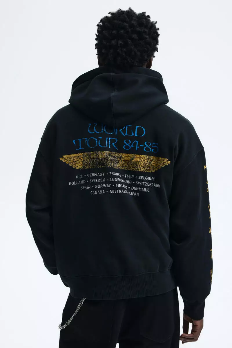 Oversized Fit Printed hoodie