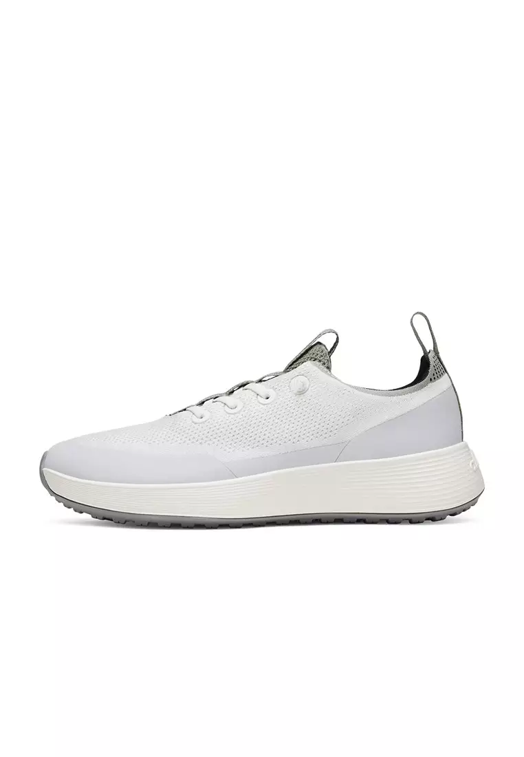 Allbirds Womens Tree Runner Go Utility Shoe - Blizzard/Hazy Pine/Natural White