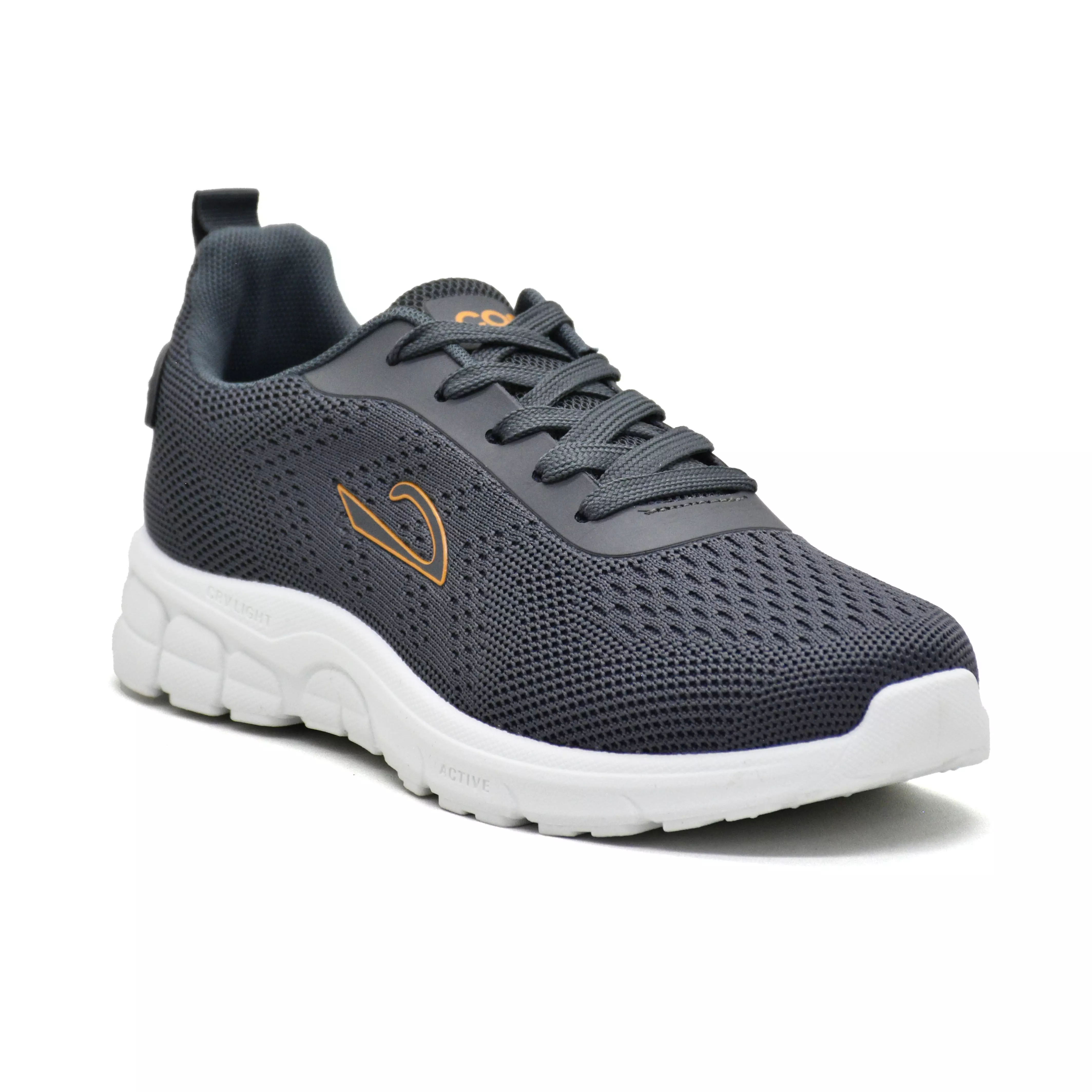 Carvil Sepatu Anak Riddick-02 LT Dark Grey/White