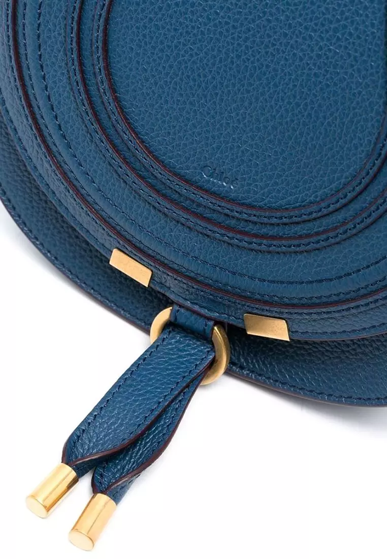 Small Marcie Saddle 斜背包(藍色)