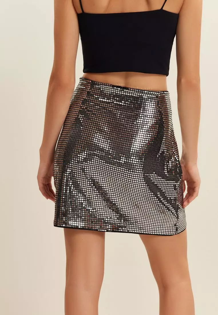 Silver skirt next clearance