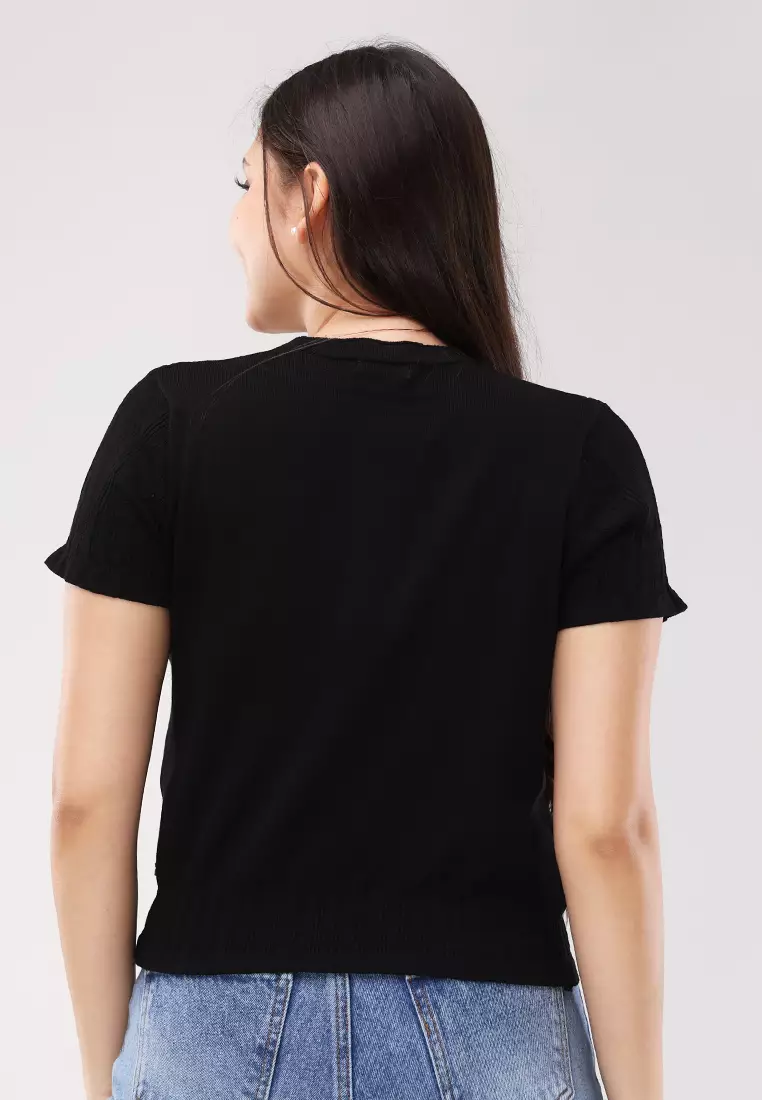 Knitted Textured Top