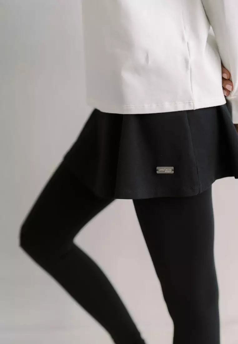 Dyna Skort Leggings - Onyx