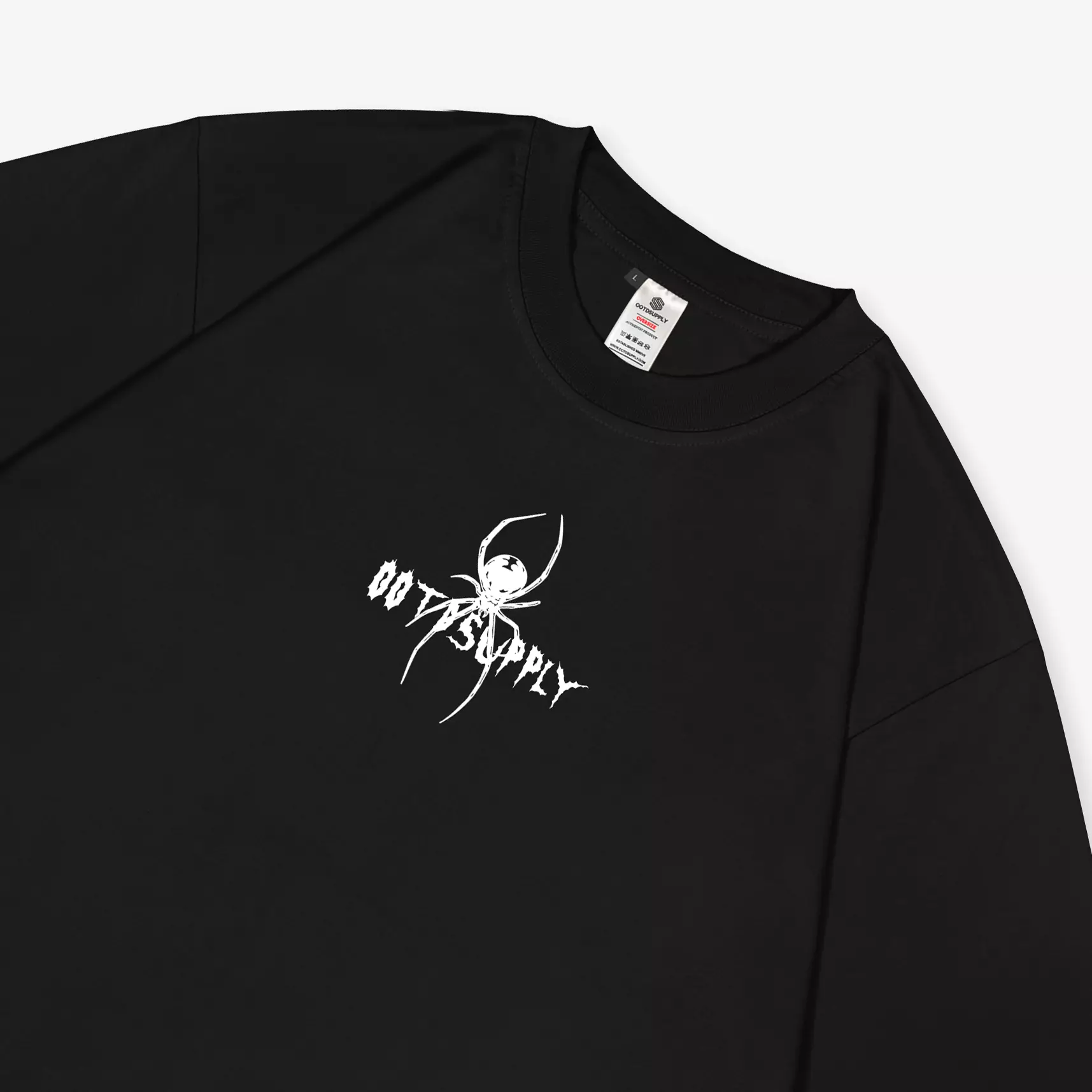 OOTDSUPPLY Oversized Tshirt Black Widow 3rd Colors l Kaos Oversize Pria dan Wanita OVZ183