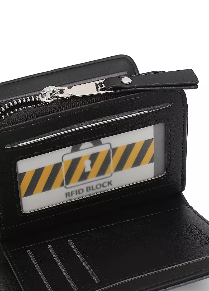 Women's Monogram Purse / Wallet - Black