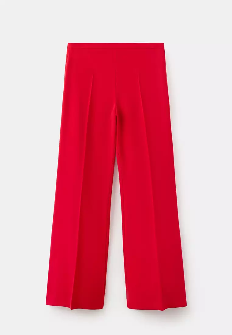 High-Waist Suit Trousers